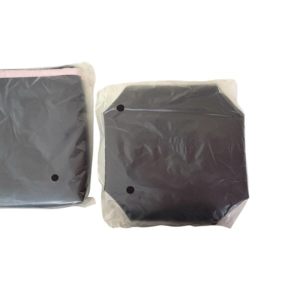 Mary Kay 3pc Quilted Makeup Black Travel Bag Removable Mesh Bag Zippered Set - Picture 6 of 12